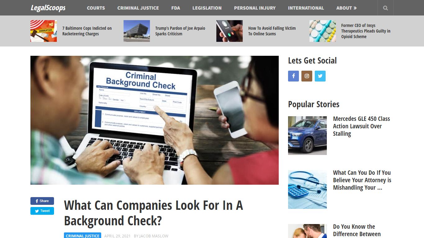 What Can Companies Look For In A Background Check?